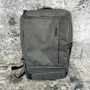 eBags Gray Professional Slim Laptop Backpack Heathered Graphite Travel Nylon Bag